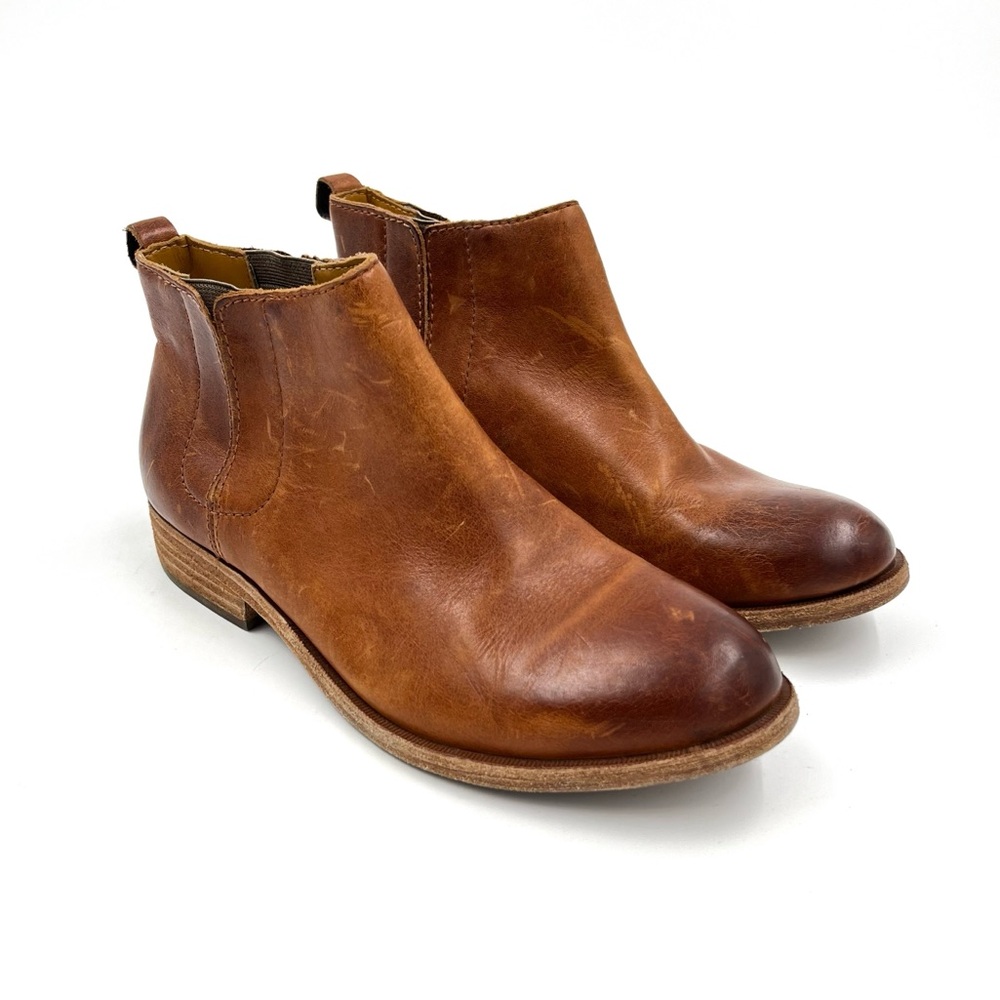 Kork Ease Velma Cognac Kork-Ease Velma Rum-Cognac Leather Ankle